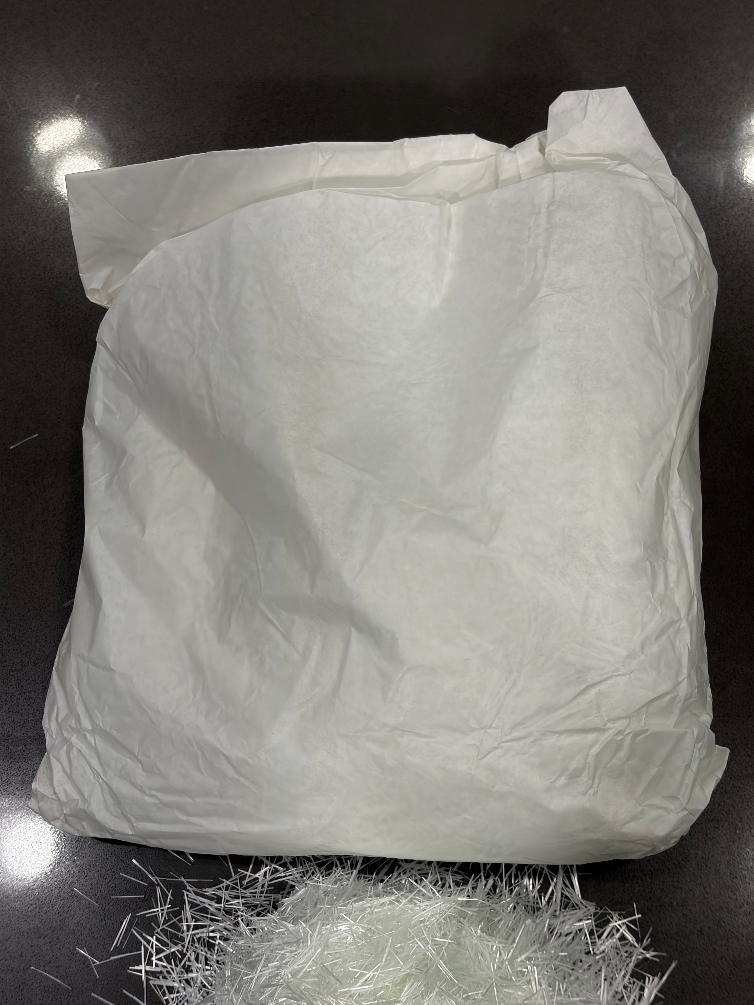 12mm AR Glass Fiber ≥ 16.7% ZrO2 – 1kg Pulpable Toss-In Bags